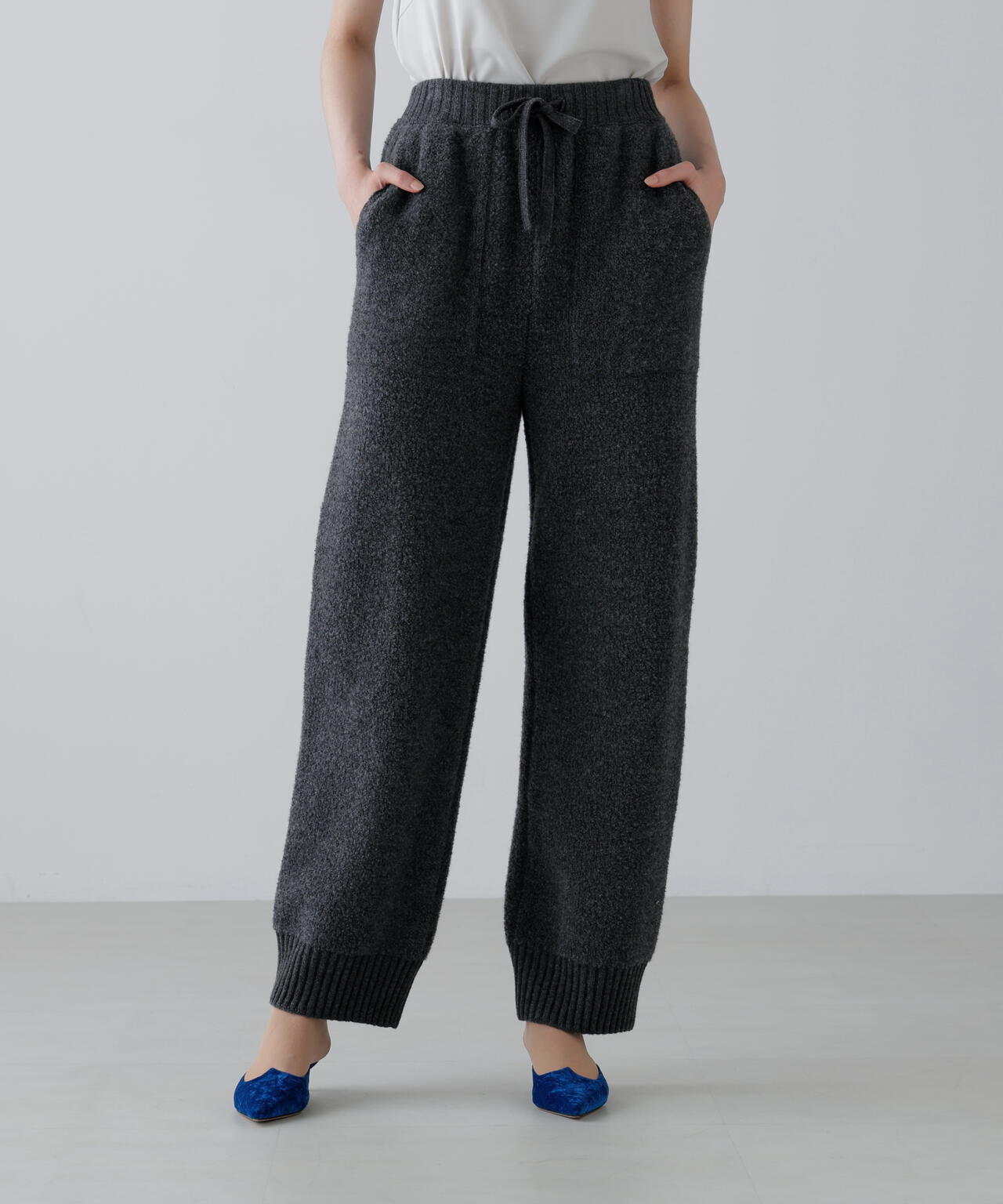 パイルニットパンツ
