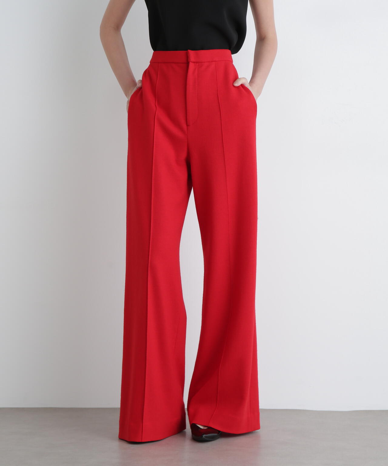 ＜UNiPH＞コンプレストウールパンツ