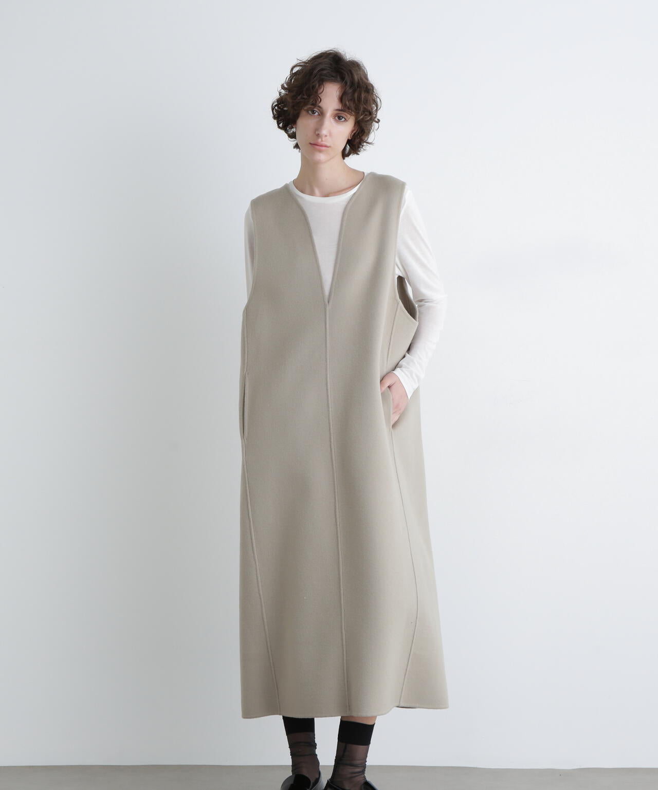 UNiPH＞ソリッドウールリバーワンピース | ADORE（アドーア） ｜【公式