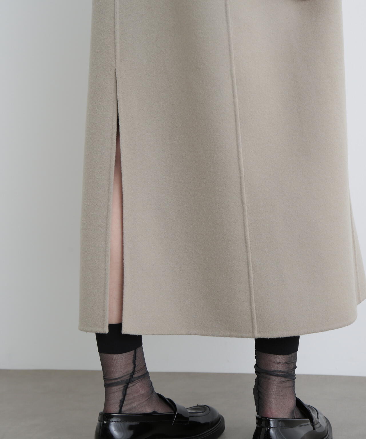 ＜UNiPH＞ソリッドウールリバーワンピース