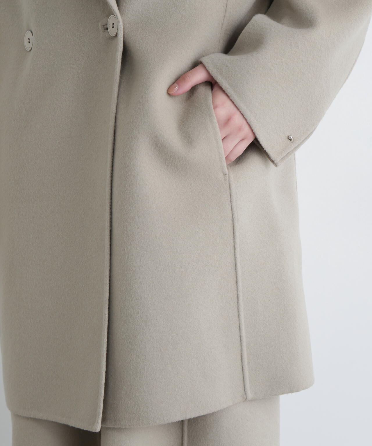 ＜UNiPH＞ソリッドウールリバージャケット