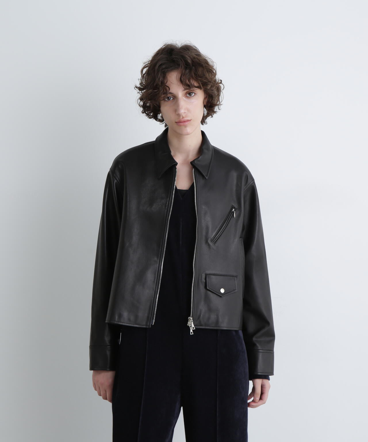 UNiPH＞ゴートレザージャケット | ADORE（アドーア） ｜【公式】通販