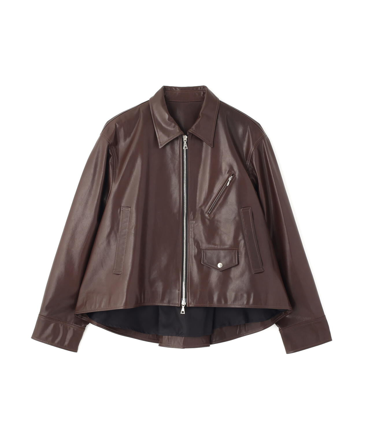 ＜UNiPH＞ゴートレザージャケット