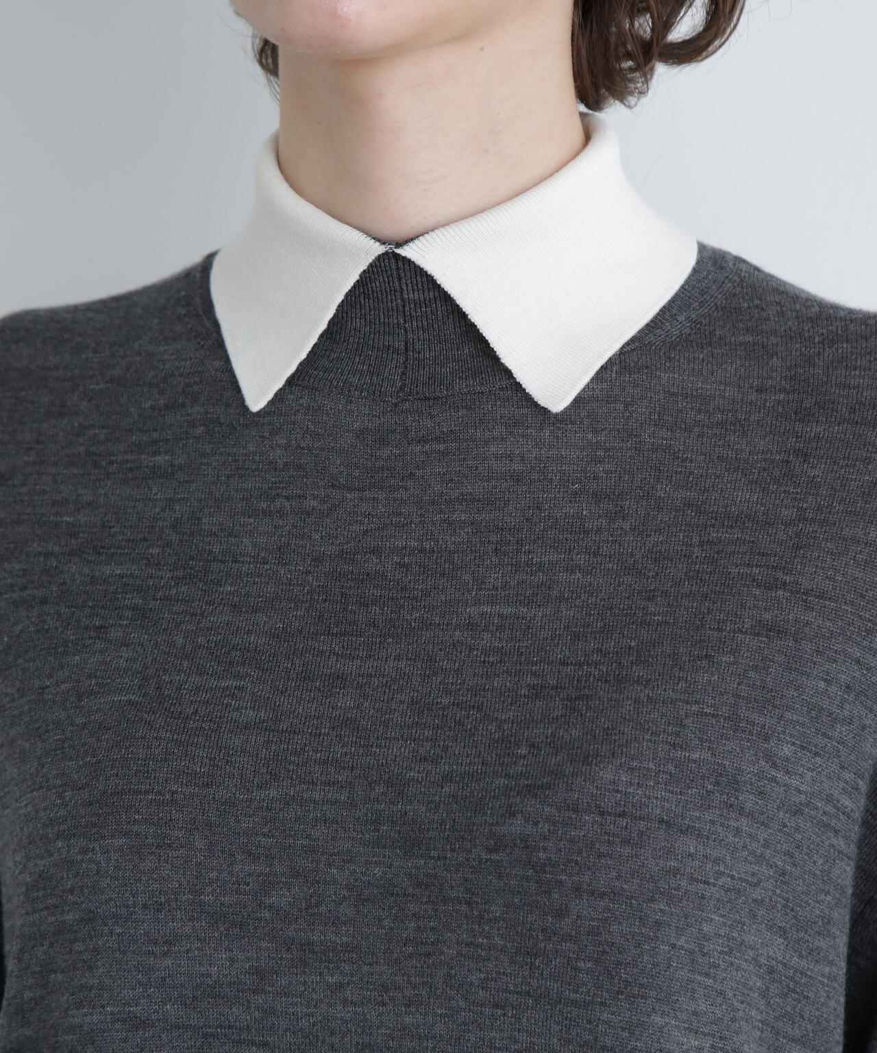 ＜UNiPH＞ウールハイゲージニットプルオーバー