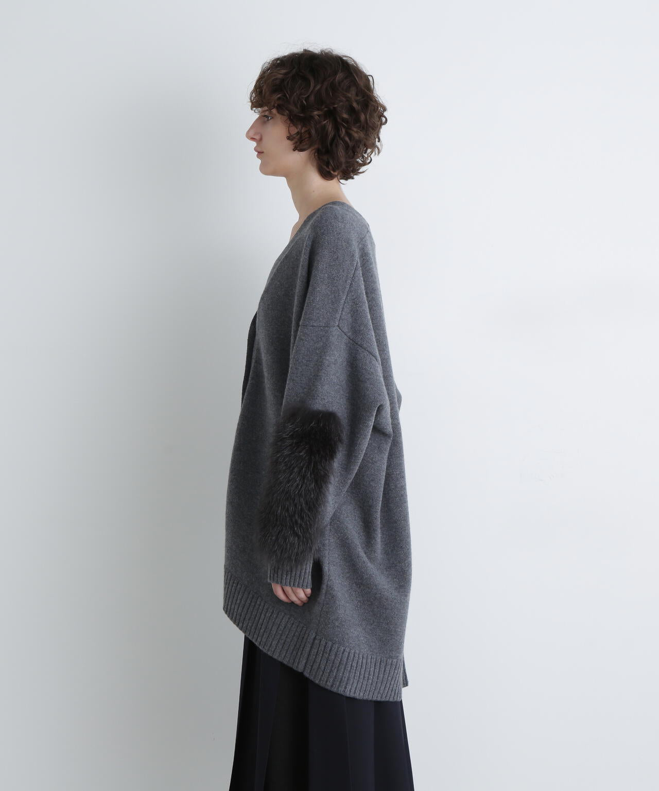 ＜UNiPH＞コージーニットカーディガン