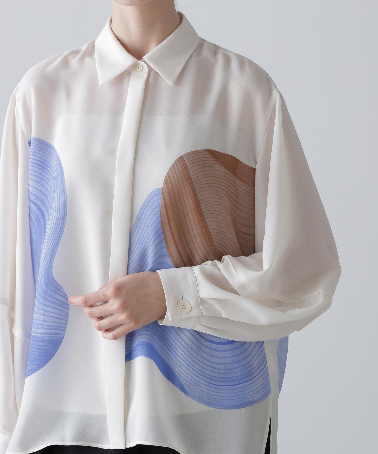 アドーア（ADORE）/◆コントゥアープリントブラウス コントゥアープリントブラウス | ADORE（アドーア） ｜【公式】通販mix