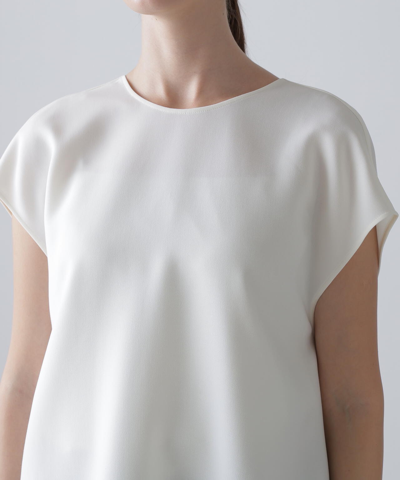 ＜BLACK LABEL＞プレーンダブルクロスブラウス