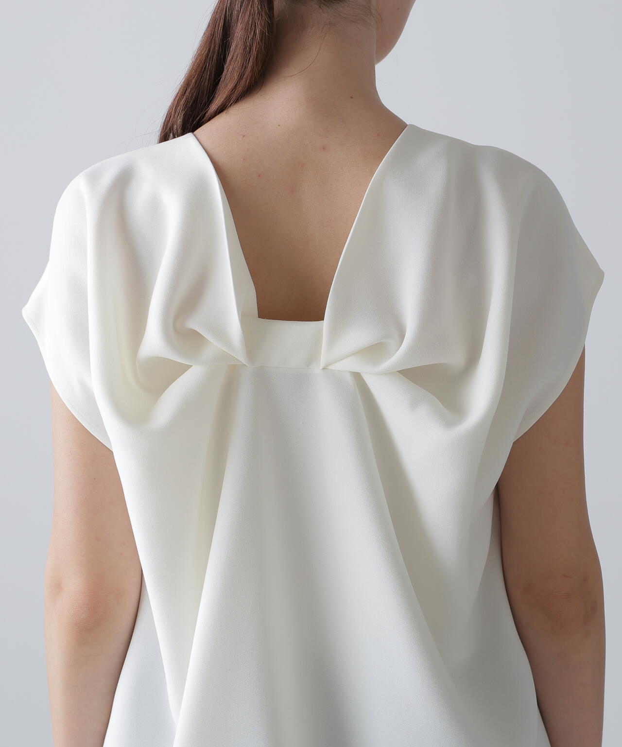 ＜BLACK LABEL＞プレーンダブルクロスブラウス