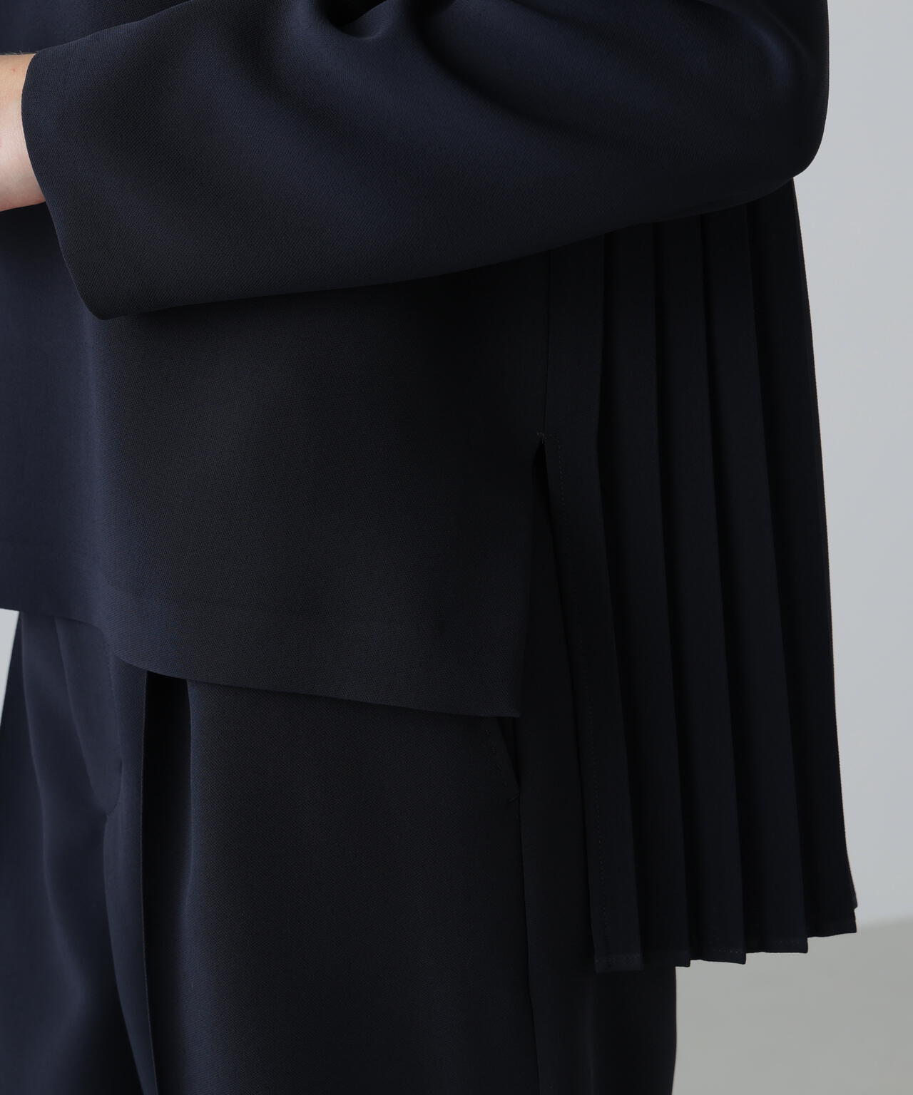 ストレッチジョーゼットブラウス