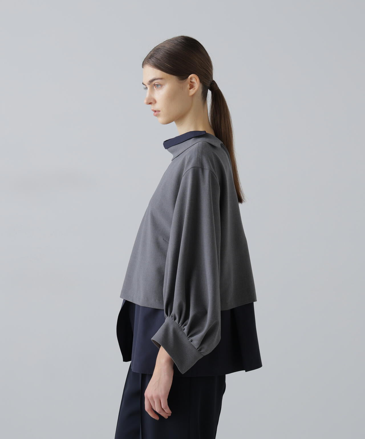 レイヤードカラーブラウス