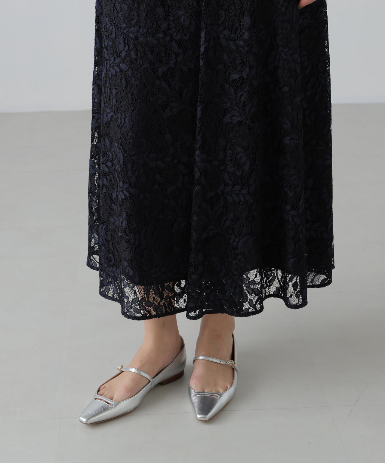 ストレッチジョーゼットスカート