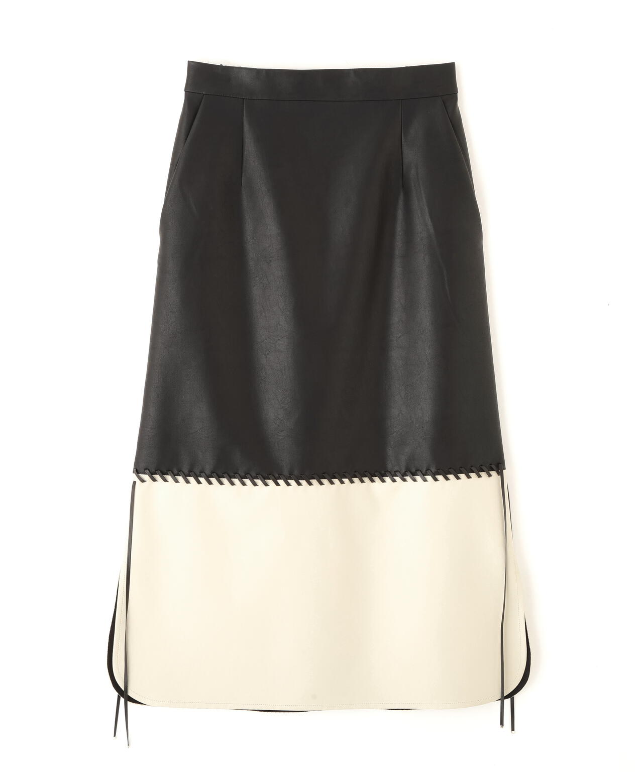 レースアップフェイクレザースカート | ADORE（アドーア） ｜【公式