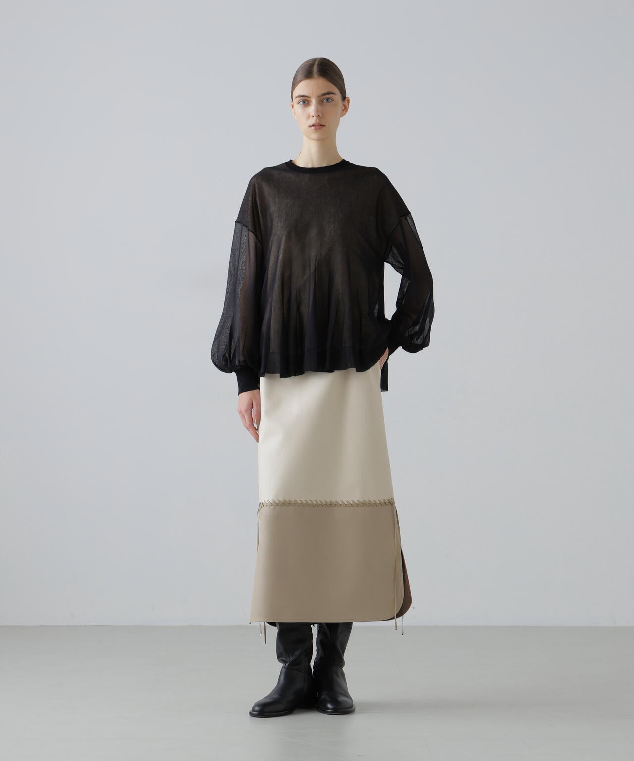 新品アドーア　レザースカート レースアップフェイクレザースカート | ADORE（アドーア） ｜【公式