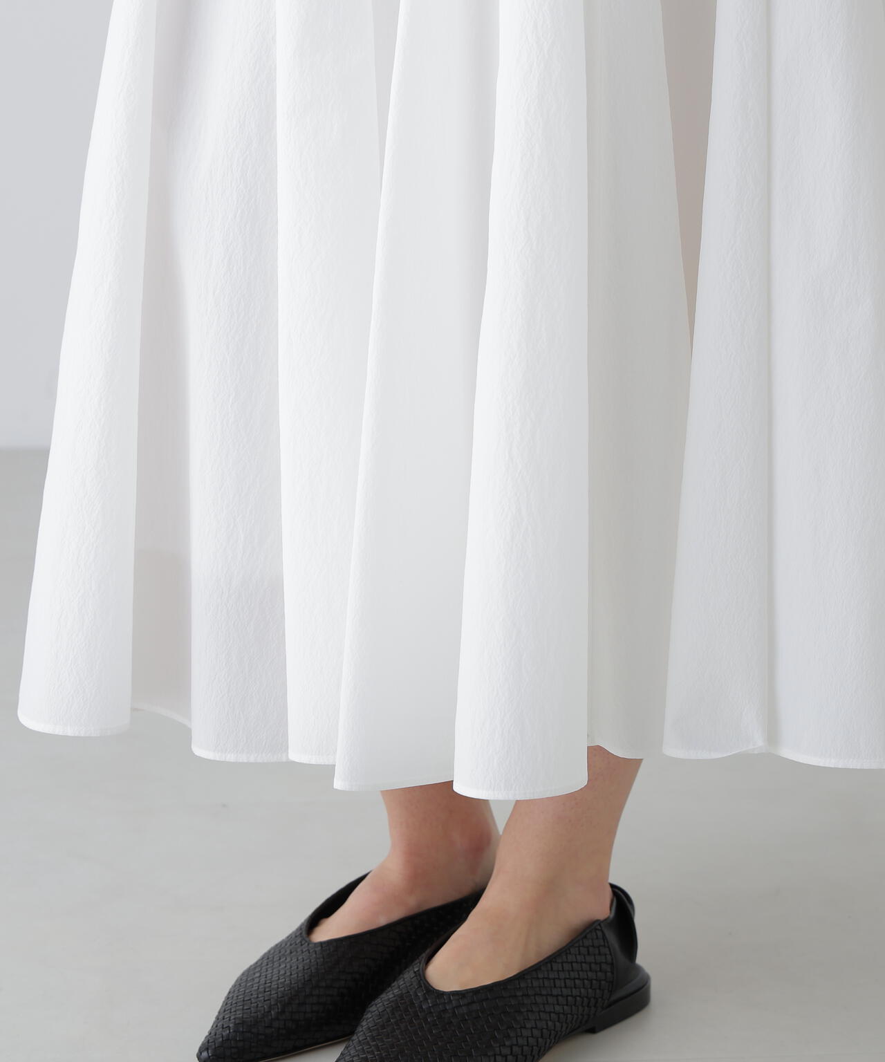 ペーパーライクナイロンスカート