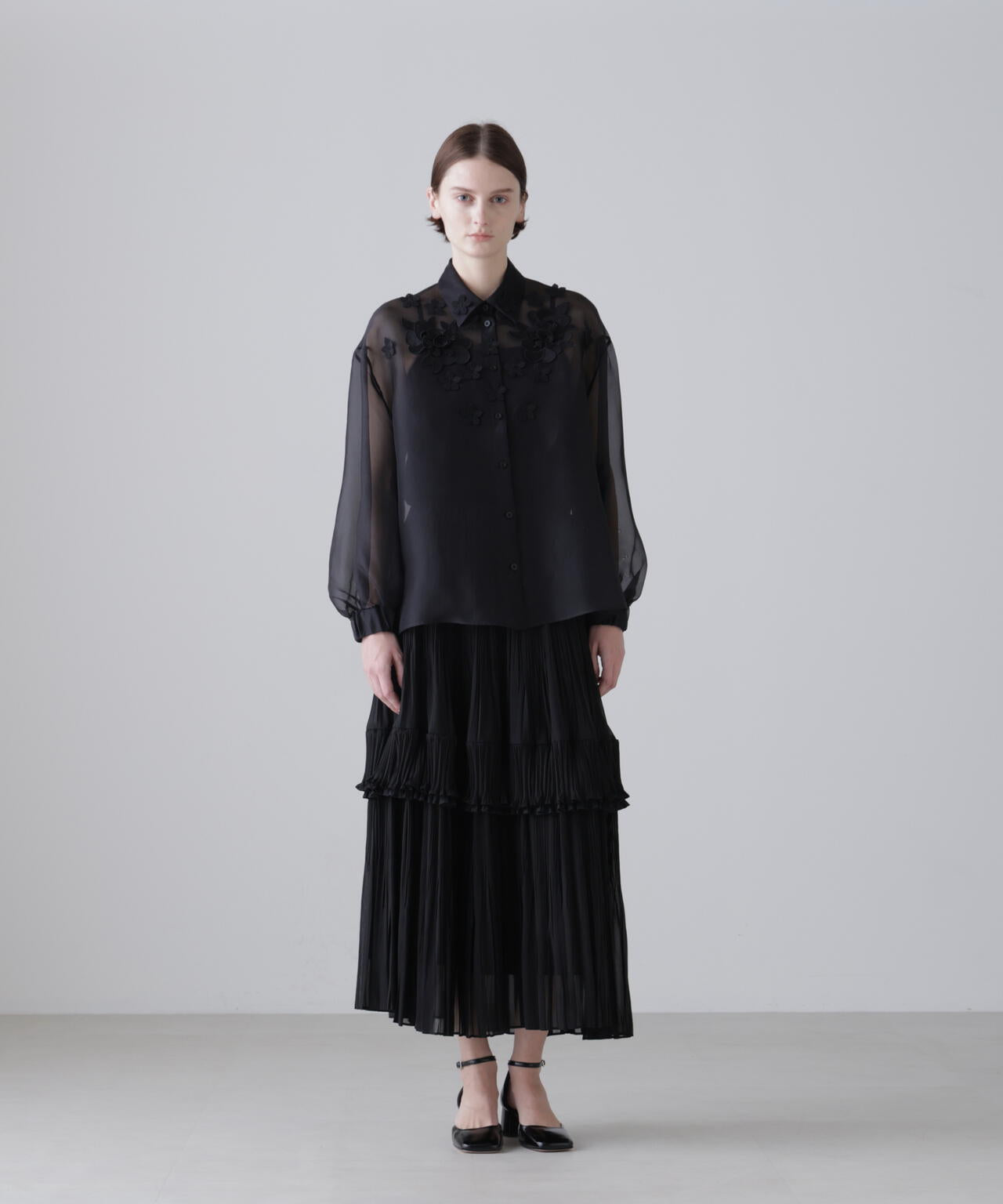 BLACK LABEL＞ドライタッチシアースカート | ADORE（アドーア