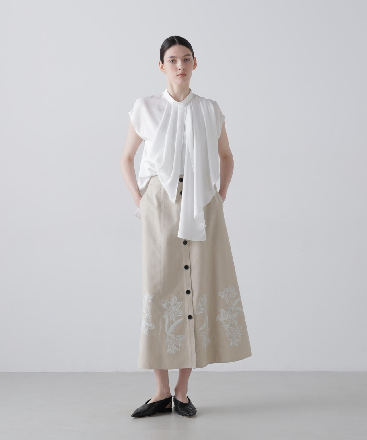 176cm B:80 W:60 H:88 着用サイズ：38