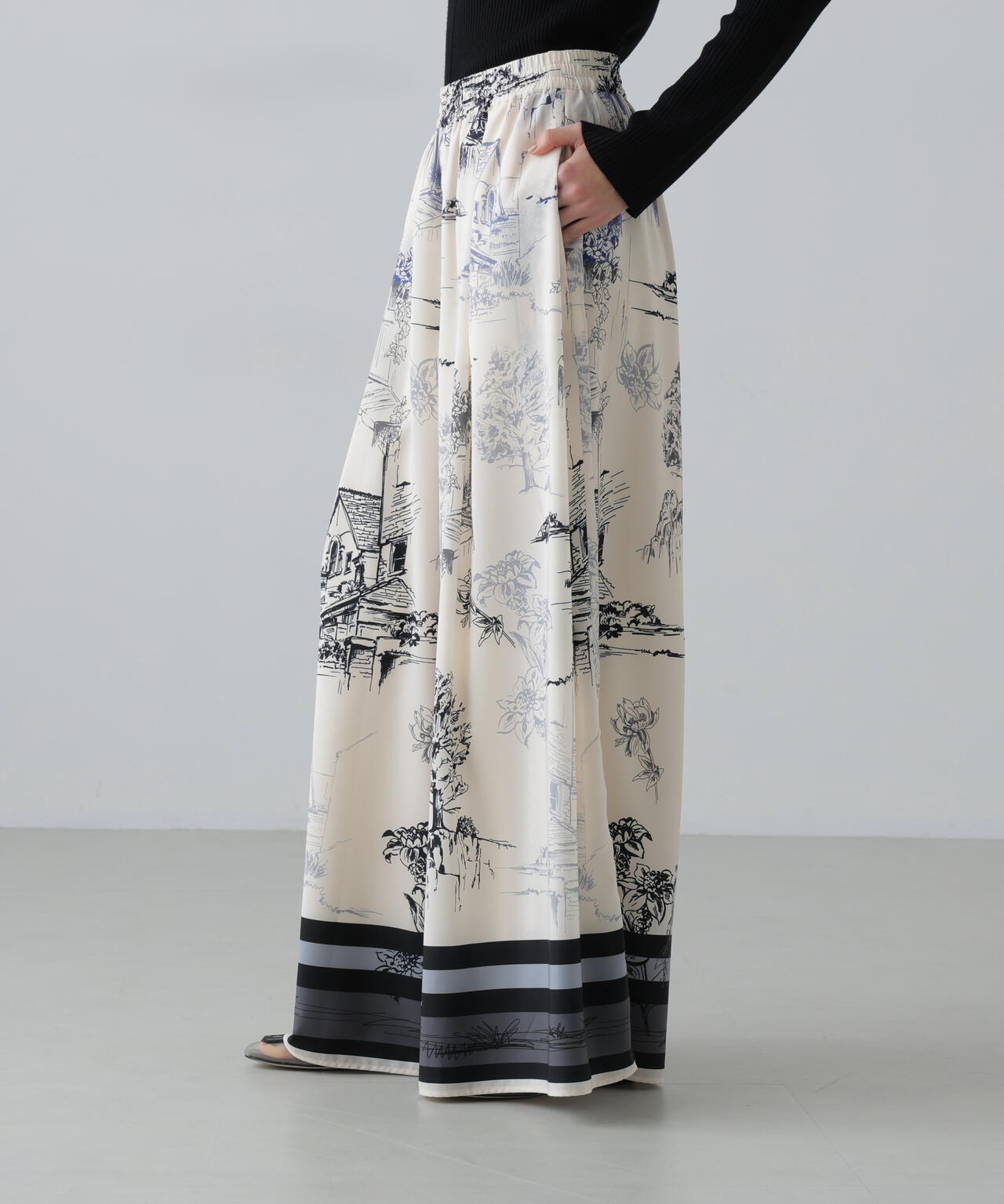 サウダージプリントパンツ