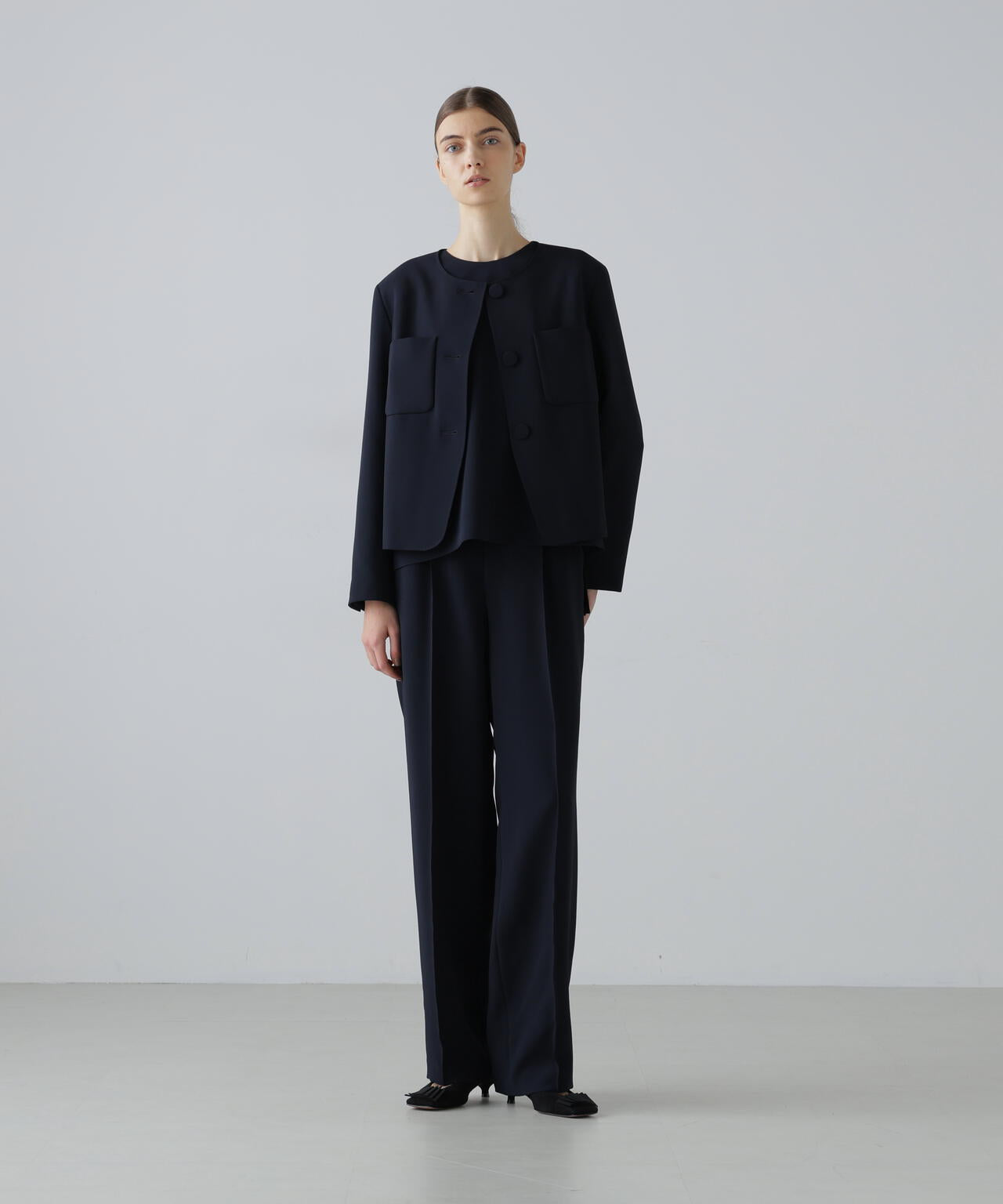 【ADORE】セットアップ38 カットソー＆パンツ　パンツはタグ付き ストレッチジョーゼットパンツ | ADORE（アドーア） ｜【公式】通販mix