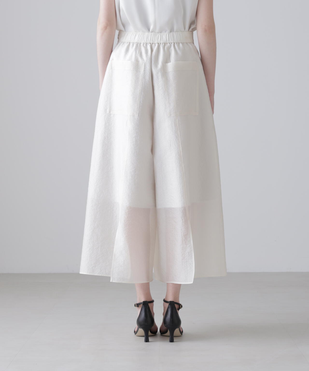 シルキーオーガンザパンツ