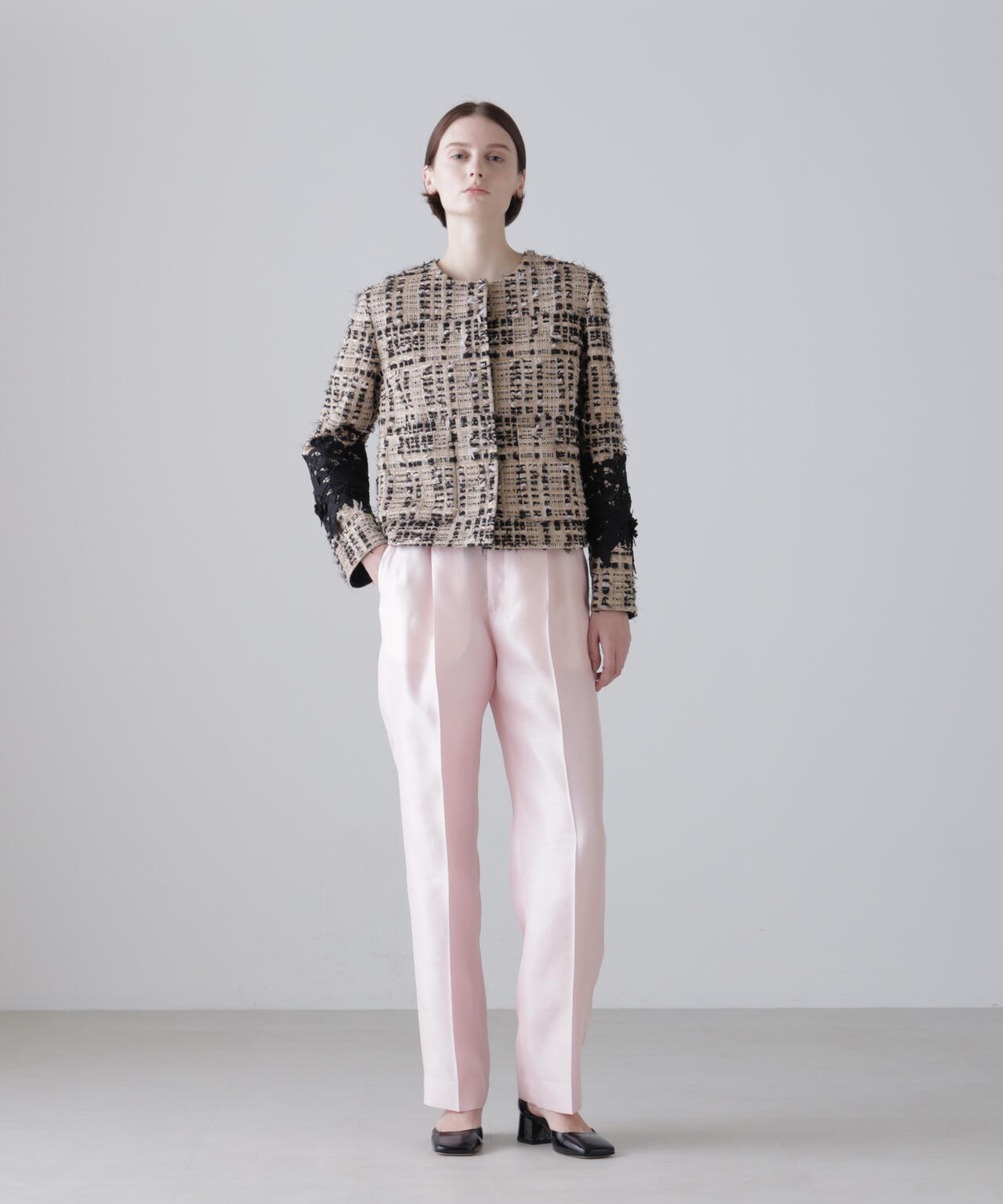 BLACK LABEL＞シルクダブルクロスパンツ | ADORE（アドーア） ｜【公式