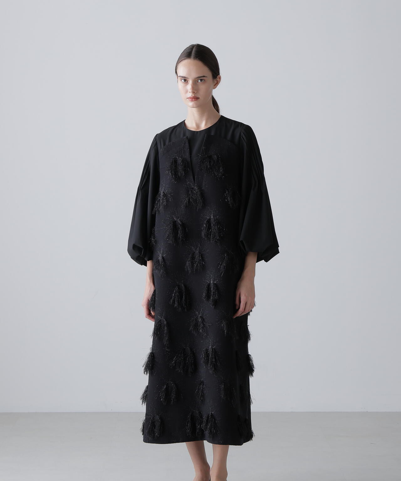 BLACK LABEL＞MALHIAウィーピングジャガードワンピース | ADORE