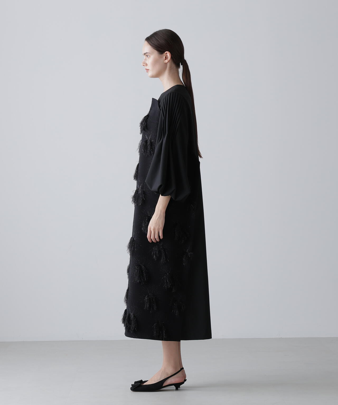 BLACK LABEL＞MALHIAウィーピングジャガードワンピース | ADORE