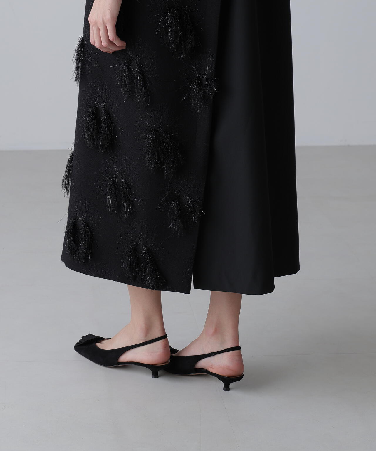 BLACK LABEL＞MALHIAウィーピングジャガードワンピース | ADORE