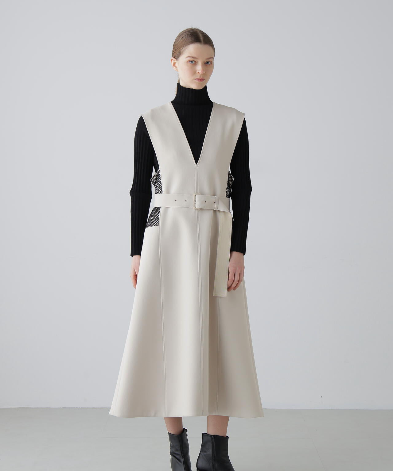 バイカラーボンディングワンピース | ADORE（アドーア） ｜【公式