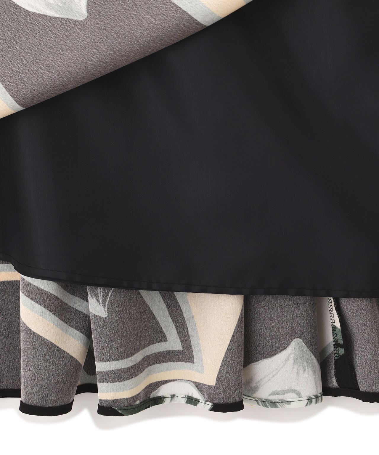 パナマプリントワンピース