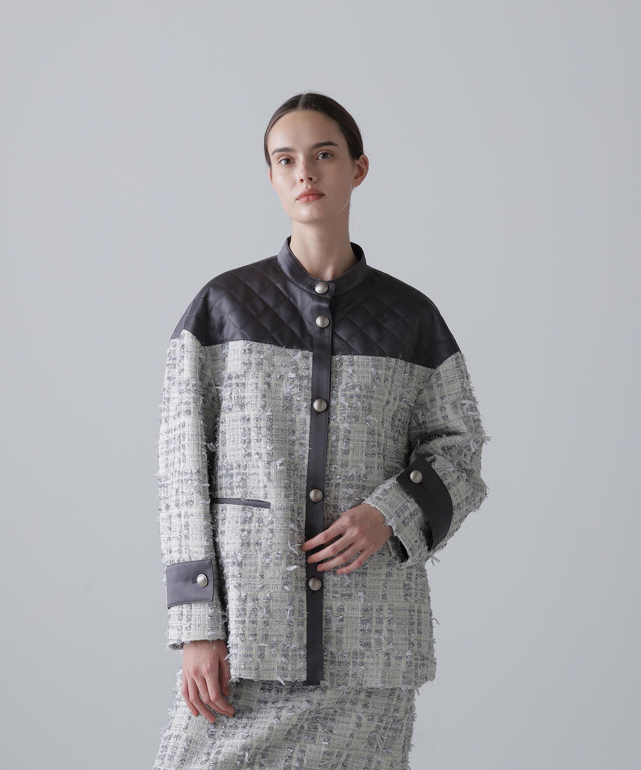 ＜BLACK LABEL＞ＭＡＬＨＩＡプランタンツイードジャケット