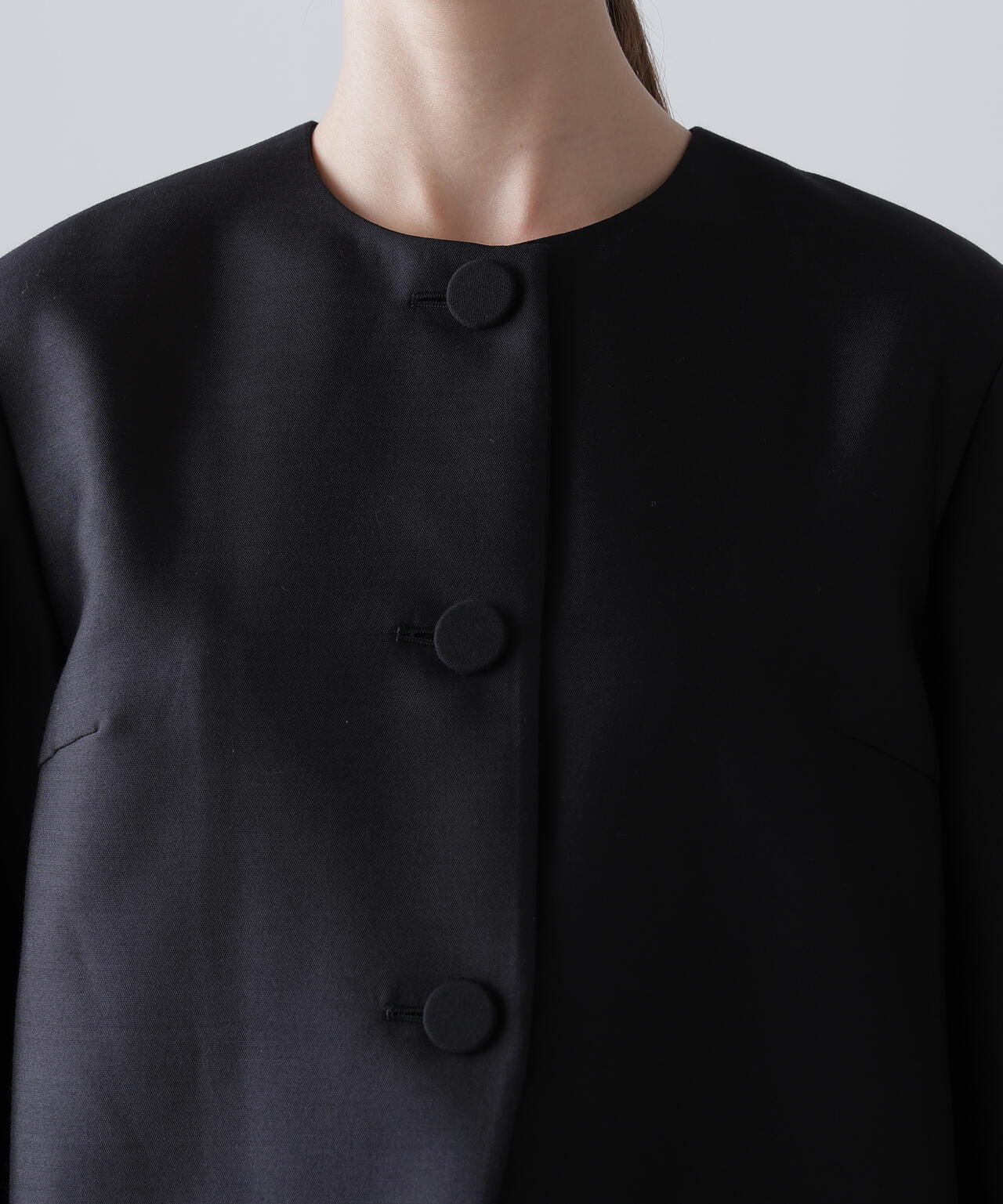 ＜BLACK LABEL＞シルクウールツイルジャケット