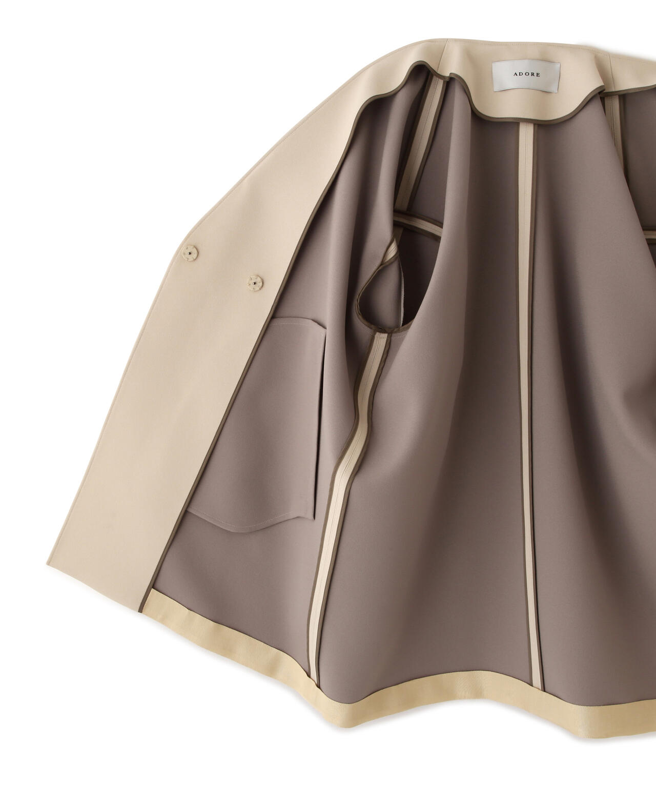 バイカラーボンディングジャケット