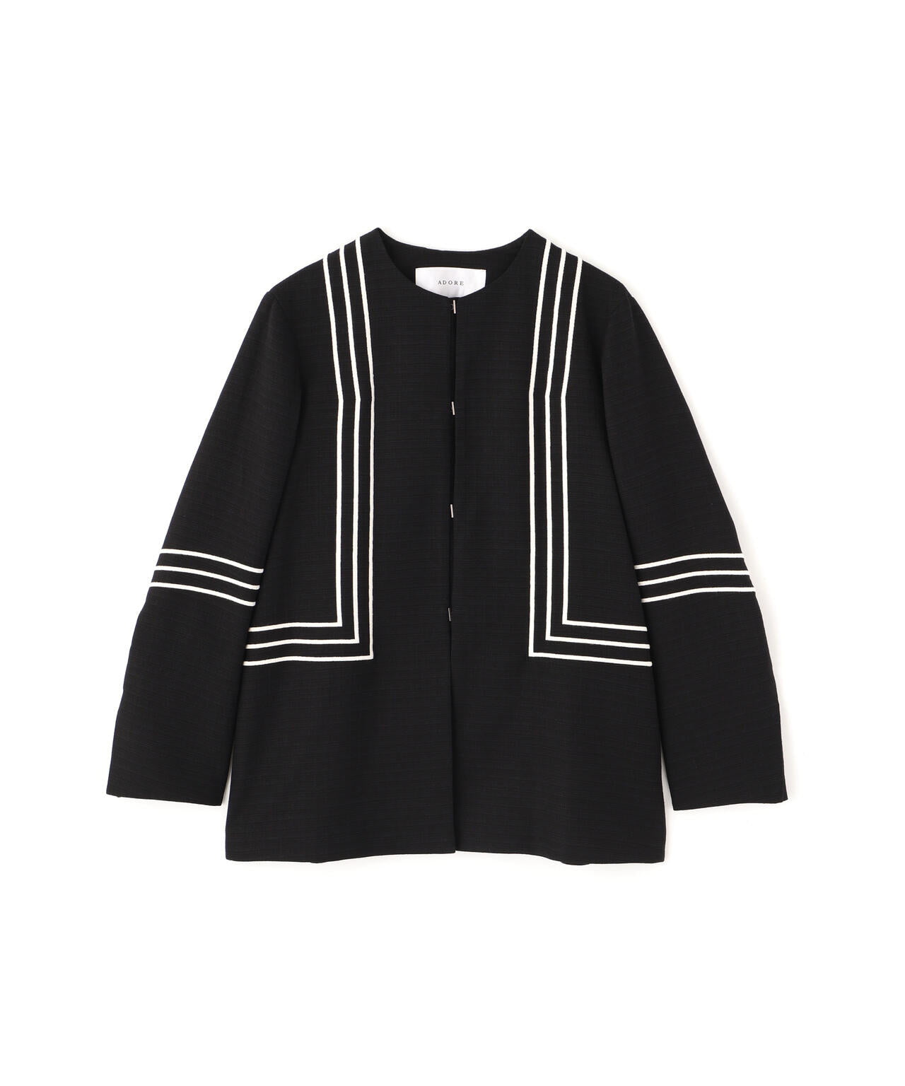 ボールドラインエンブロイダリージャケット | ADORE（アドーア