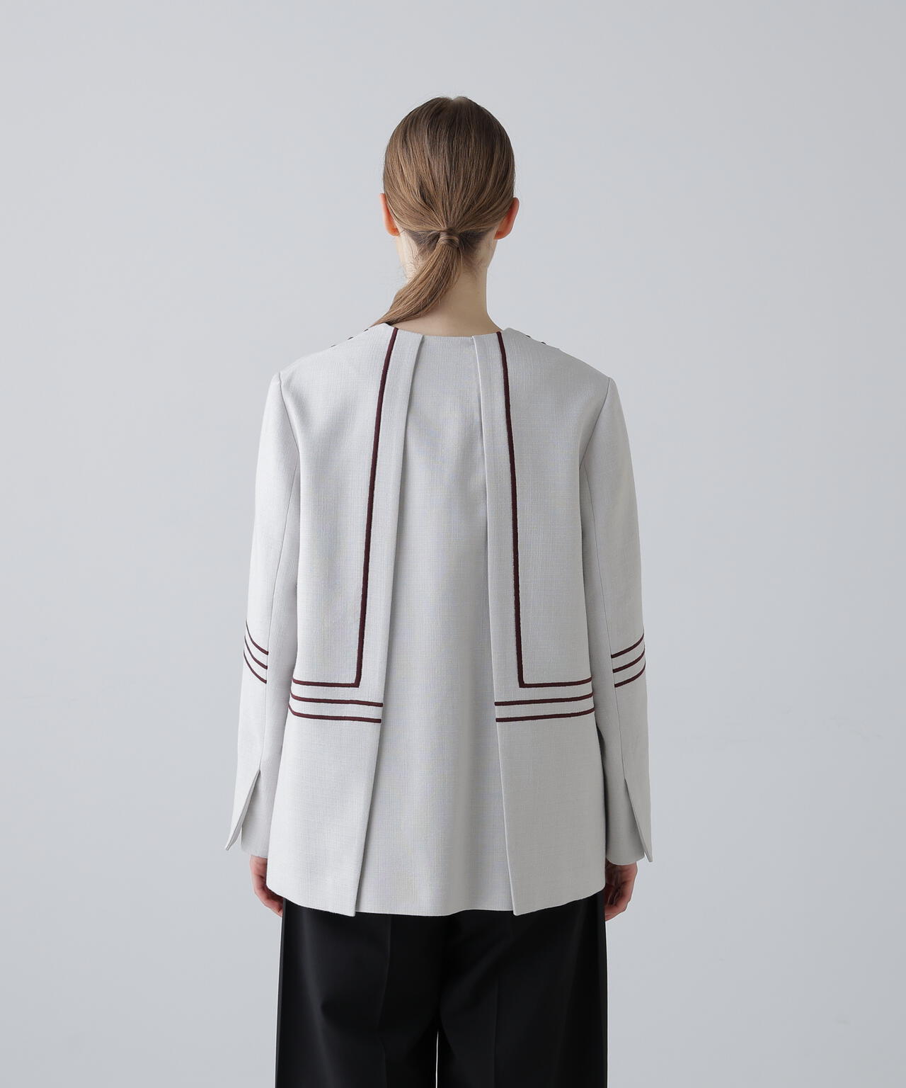 ボールドラインエンブロイダリージャケット | ADORE（アドーア