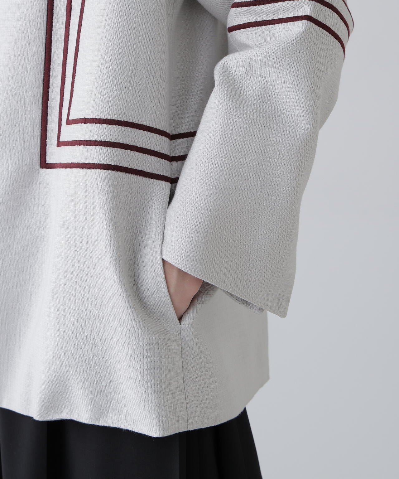 ボールドラインエンブロイダリージャケット | ADORE（アドーア