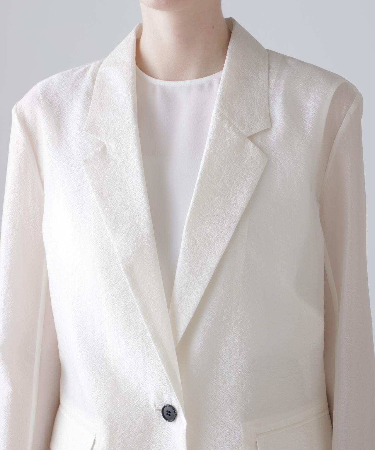 シルキーオーガンザジャケット