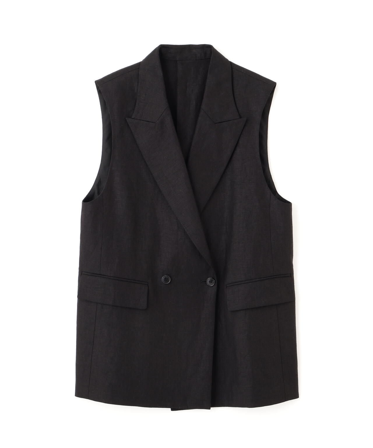 デラヴェライク麻ジレ