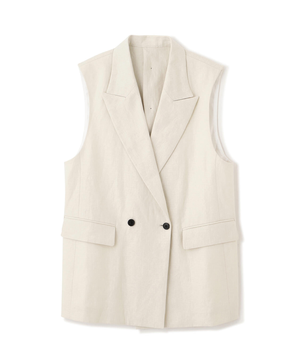 デラヴェライク麻ジレ