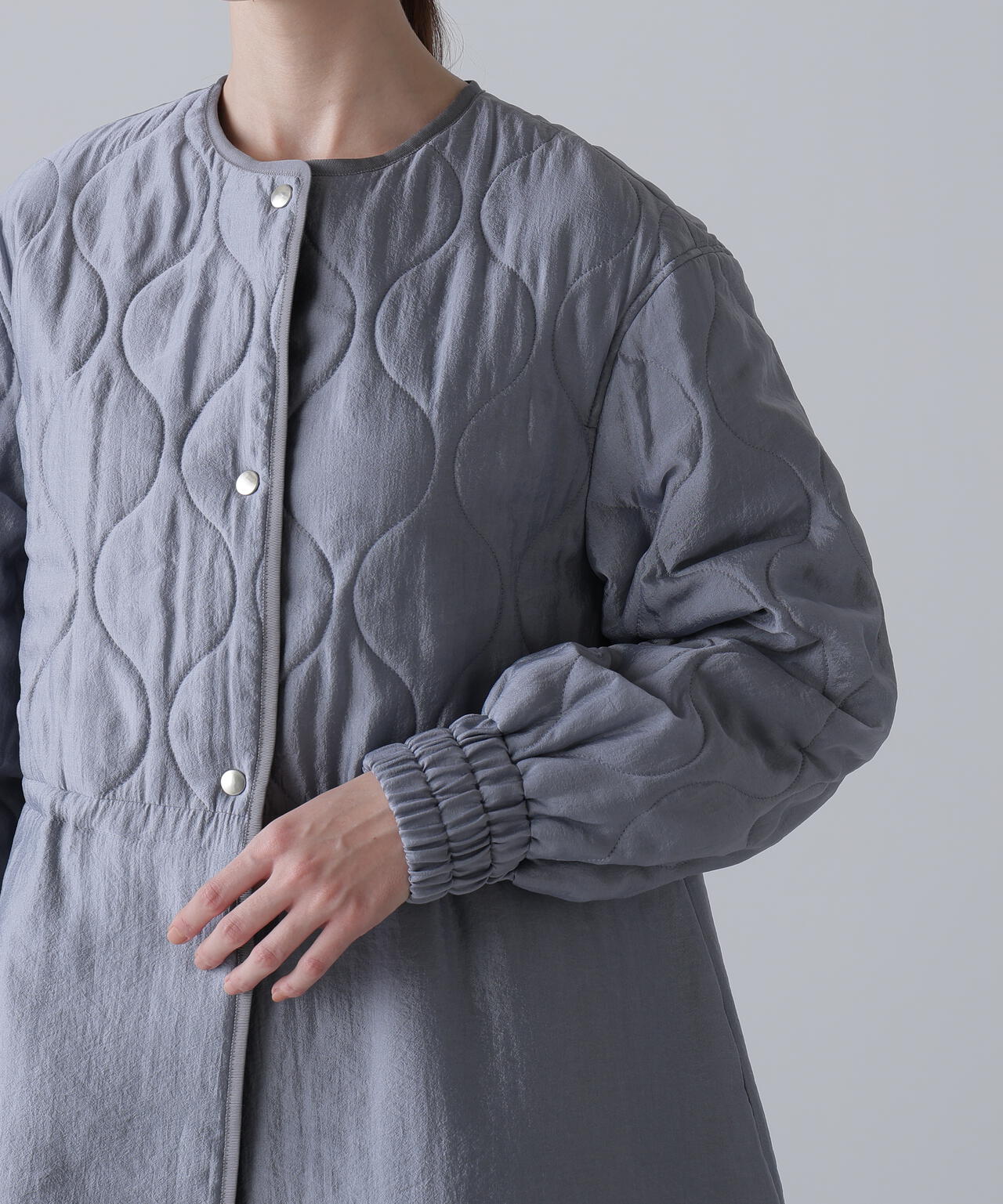 美品 アドーア ADORE キルティング ノーカラージャケット キルト 入学式 グラフィティキルティングジャケット | ADORE（アドーア） ｜【公式