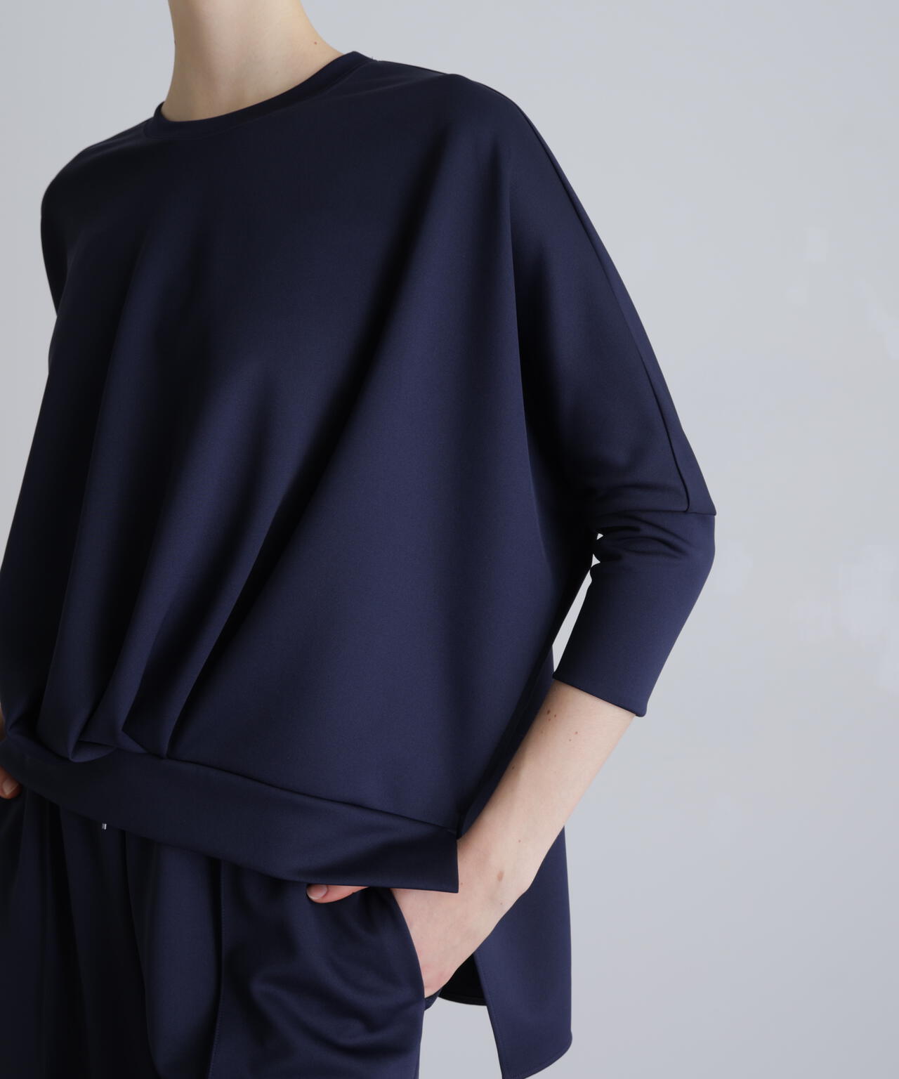 極美品 アドーア 24SS アシメラッフルジャージーカットソー ノースリーブ ADORE - 極美品 アドーア 24SS アシメラッフルジャージーカットソー