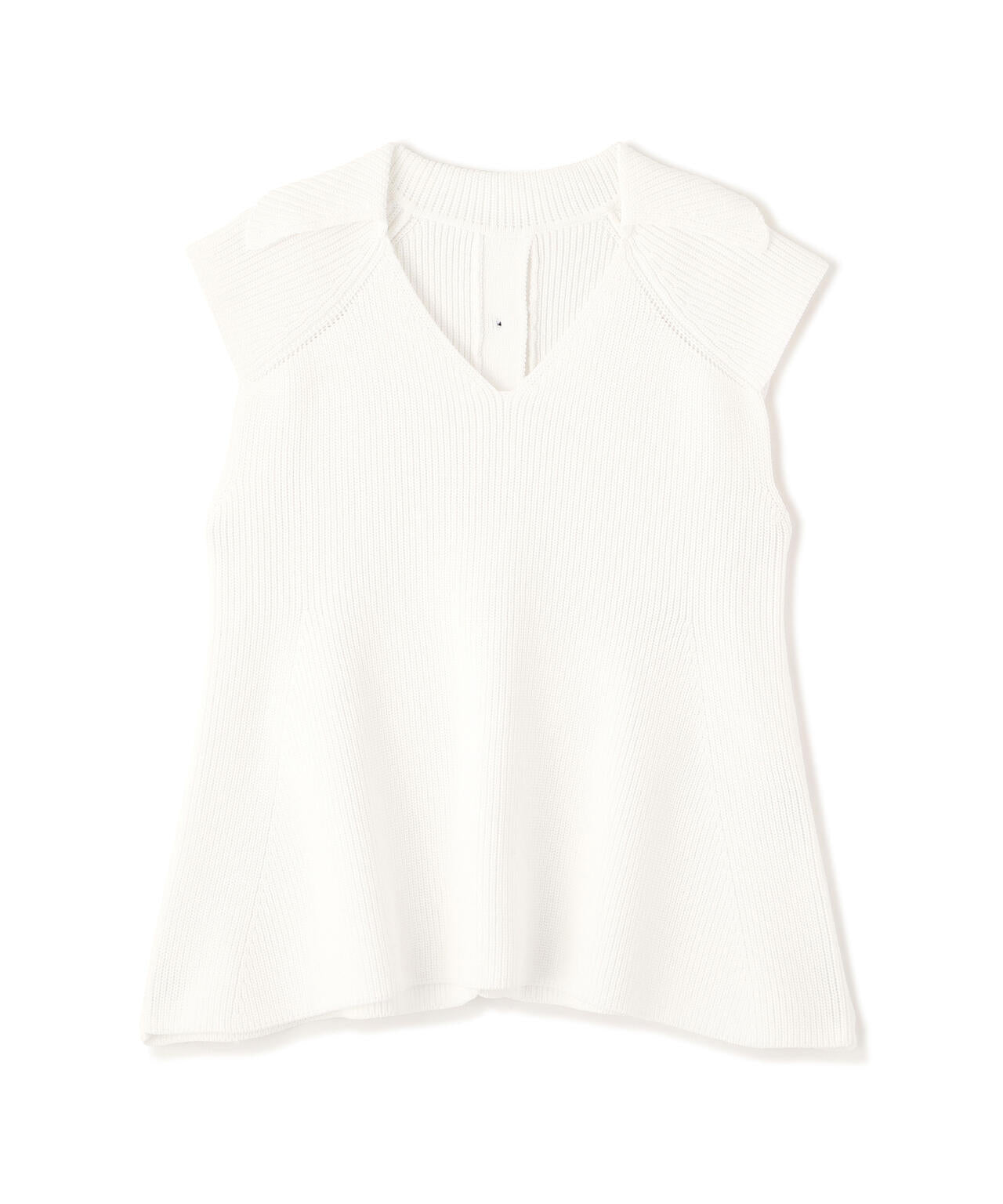 新品同！アドーア セール前完売品 エアーストレッチケーブルニット ホワイト38 ◇エアーストレッチケーブルニット （ニット・セーター）｜ADORE