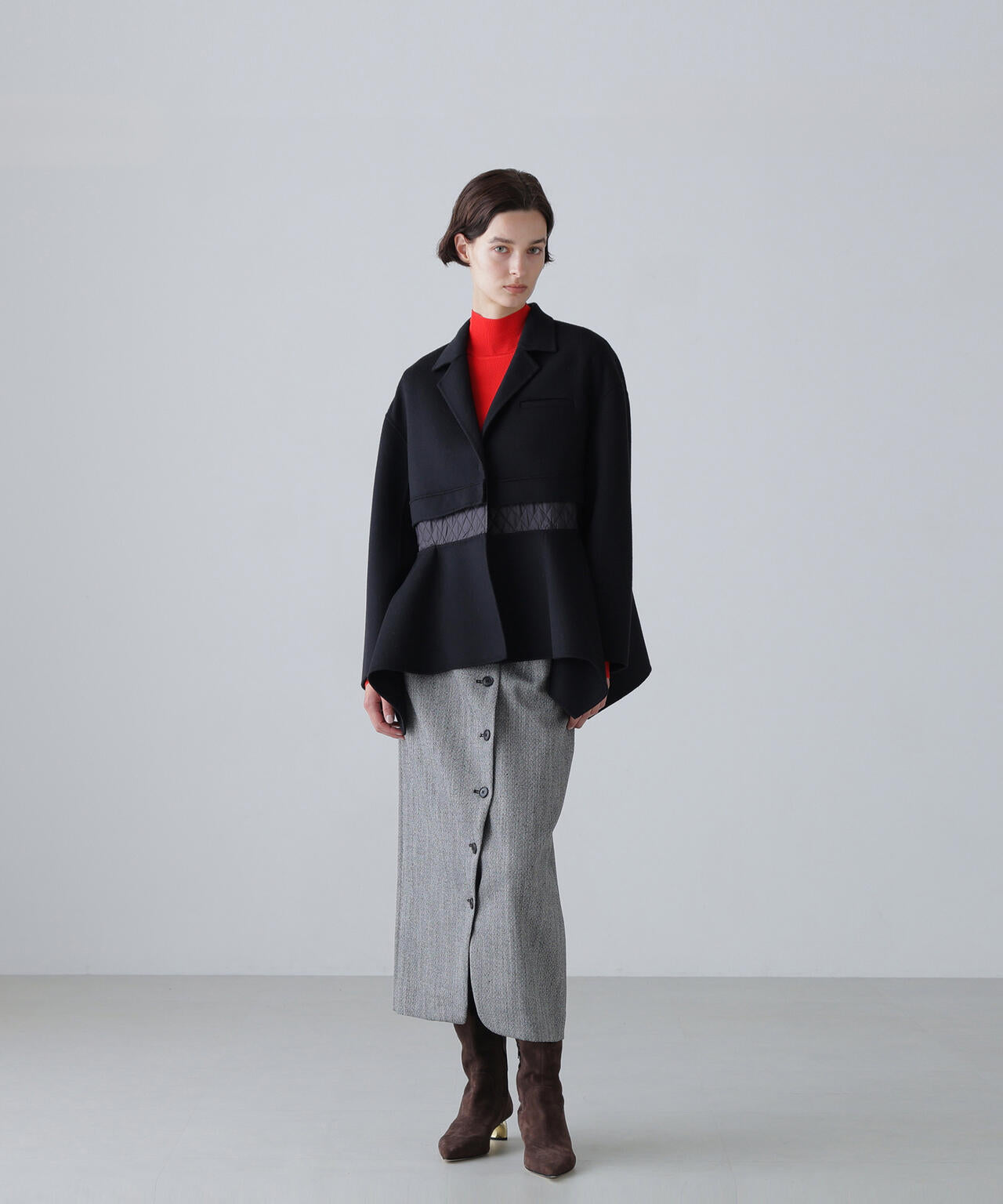 【本日限定価格】 adore アドーア ハイカウントオックスジャケット F ソリッドウールリバージャケット | ADORE（アドーア） ｜【公式】通販