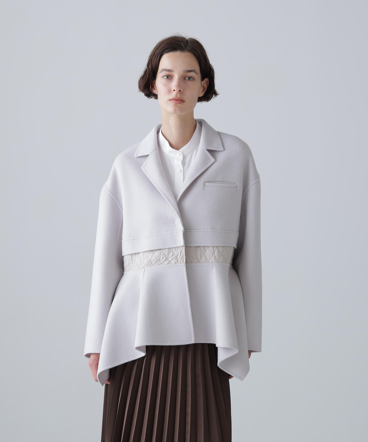 新品タグ付き☆ADORE アドーア　アンゴラミックスリバ－ジャケット　38 ソリッドウールリバージャケット | ADORE（アドーア） ｜【公式】通販