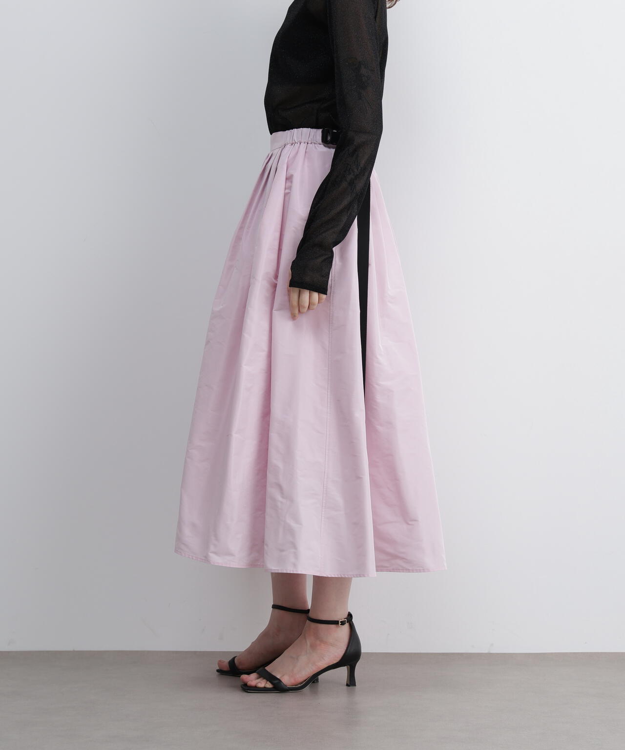 ＜UNiPH＞スパークルタフタスカート