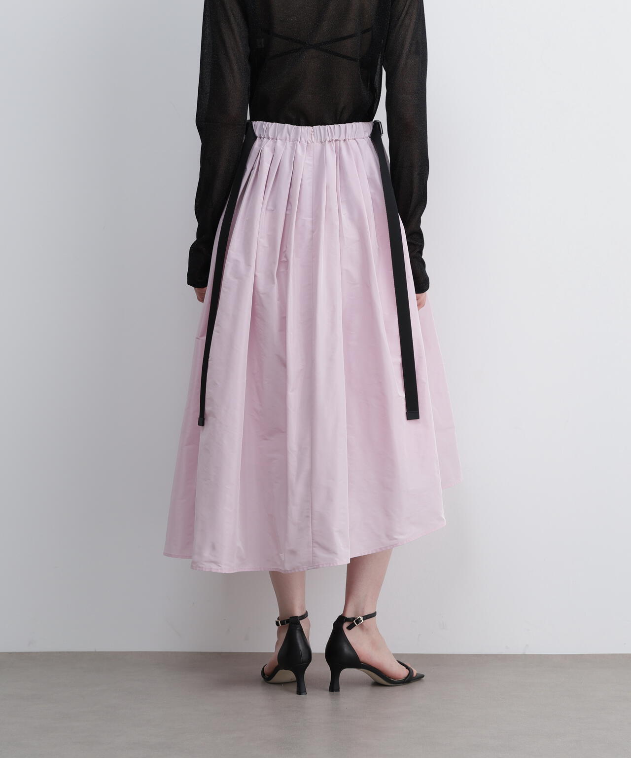 ＜UNiPH＞スパークルタフタスカート
