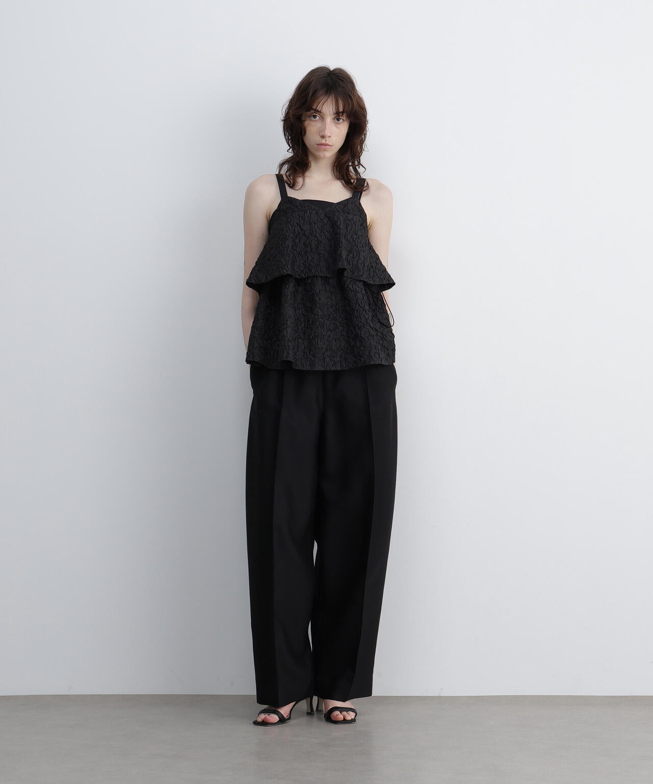 ＜UNiPH＞シルクウールツイルパンツ