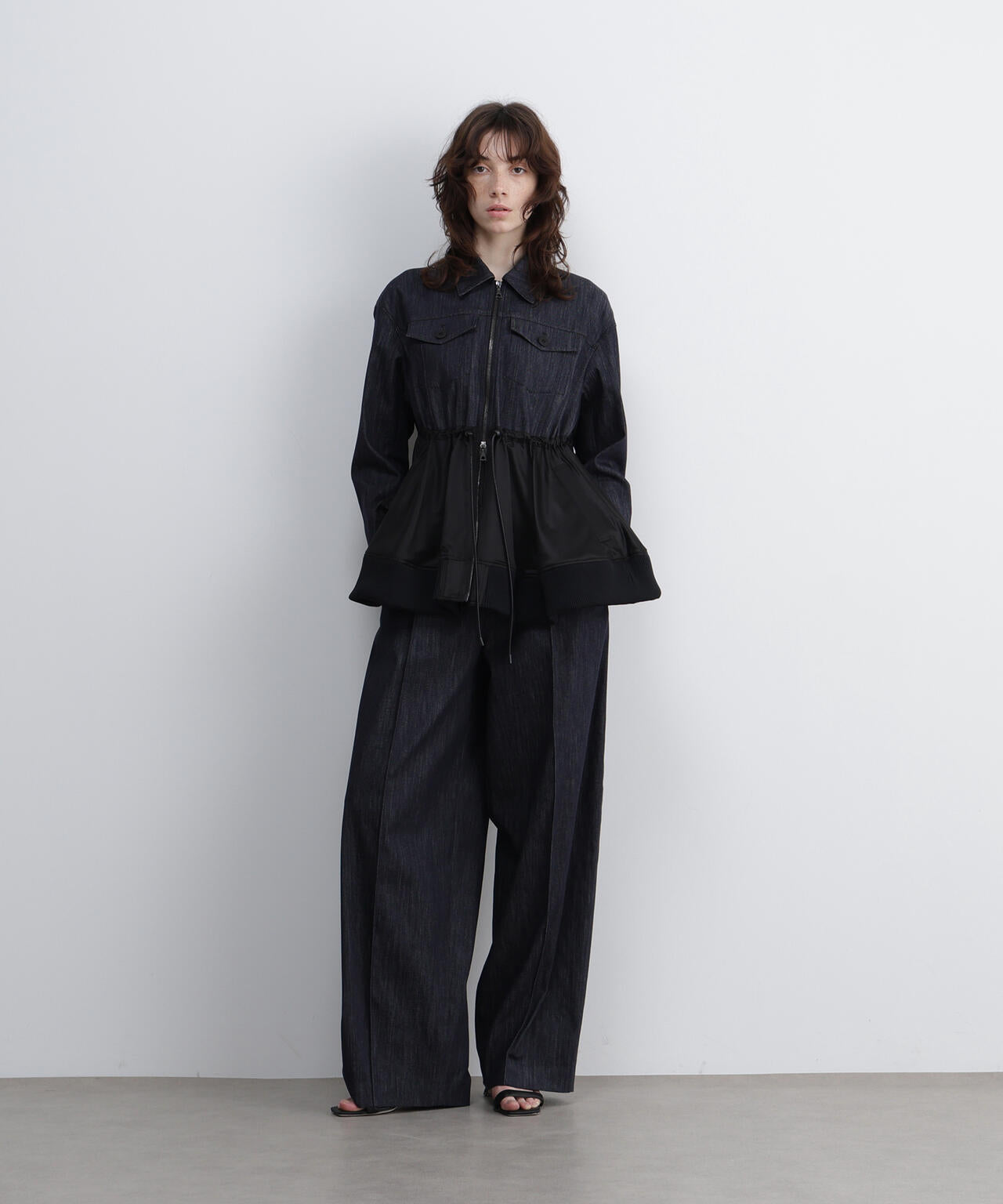 ＜UNiPH＞レーヨンデニムパンツ