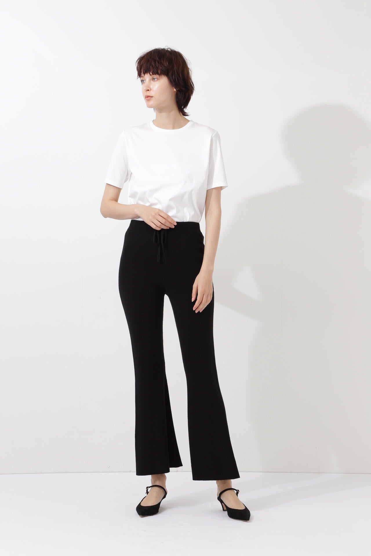 《LE PHIL》Ｗａｓｈａｂｌｅニットパンツ