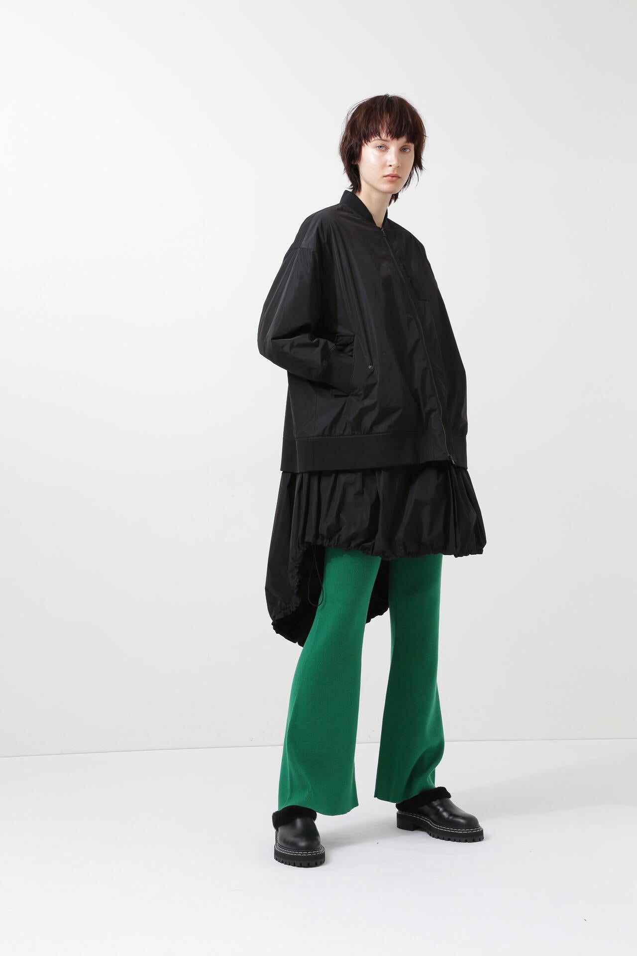 《LE PHIL》Ｗａｓｈａｂｌｅニットパンツ