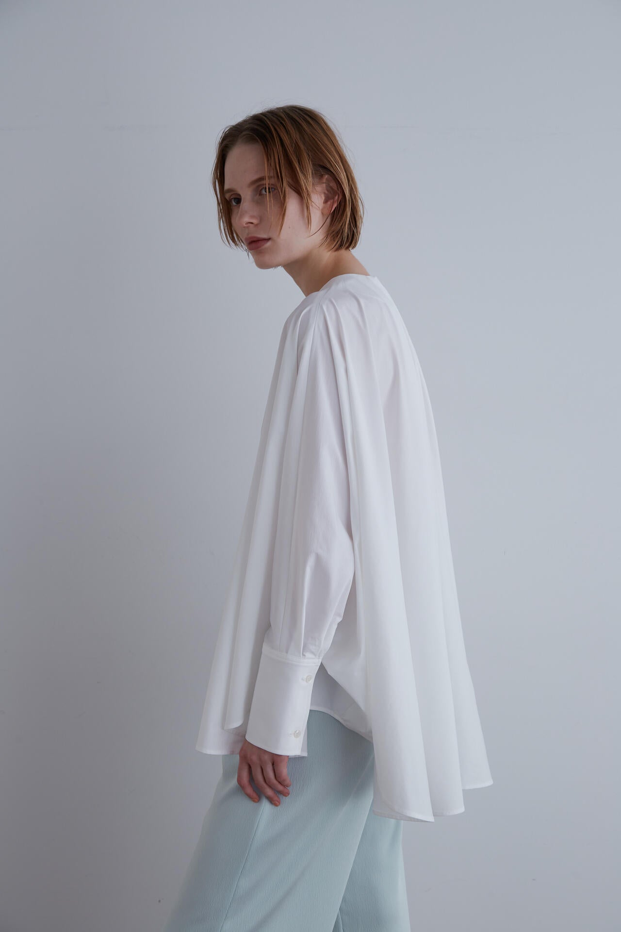 LE PHIL ルフィル ハイゲージ タフタ ジャージー ホワイト HOT，2025